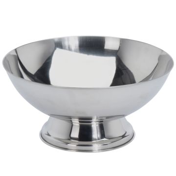 Champagneschaal op voet Klein RVS