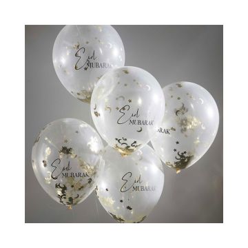 Confetti Ballonnen Eid Mubarak Ginger Ray (5st)