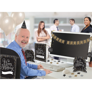 Verjaardag Decoratieset Bureau (28st)