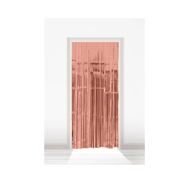 Deurgordijn Matte Roségoud 