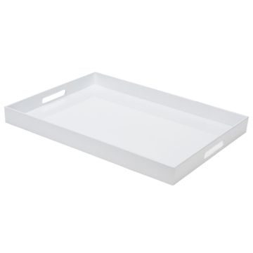 Decoratief Dienblad Rechthoek Wit (48x35cm) 