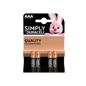 Duracell Plus AAA Alkaline (4st) 