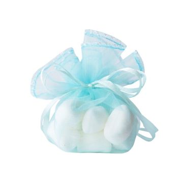 Organzazak Ø24cm Lichtblauw