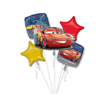 Folieballon boeket Cars