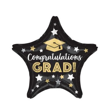 Folieballon Congratulations Grad! Ster (43cm)