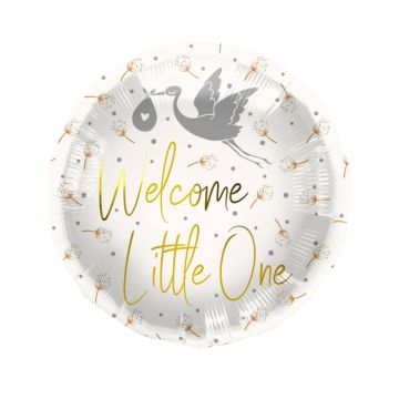 Folieballon Welcome Little One Ooievaar (45cm)