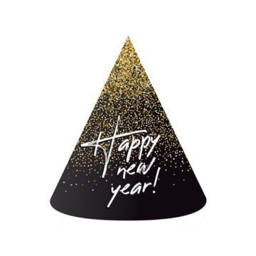 Feesthoedjes Happy New Year – Set van 6