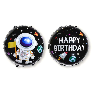 Folieballon Astronaut Happy Birthday (45cm) 