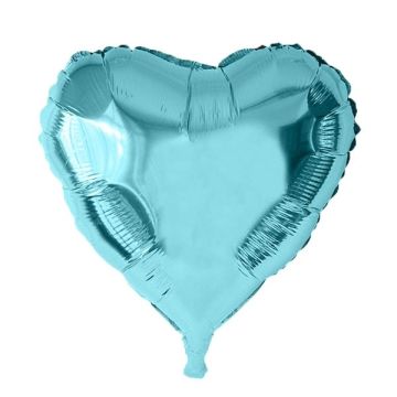 HELIUM Fballon Hart Turquoise Blauw (alleen afhalen)