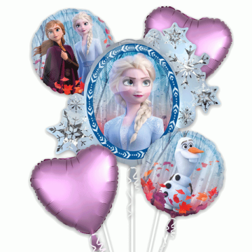 Folieballon Boeket Frozen 2 (5st)