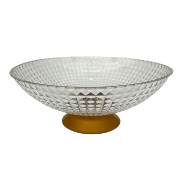 Schaal op gouden voet Groot (28cm) 