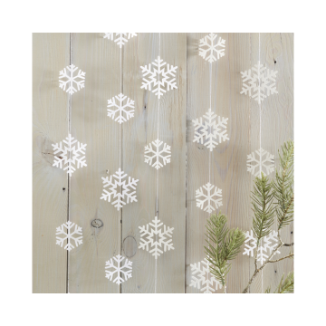 Slinger Sneeuwvlokken Rustiek Ginger Ray - 5 meter