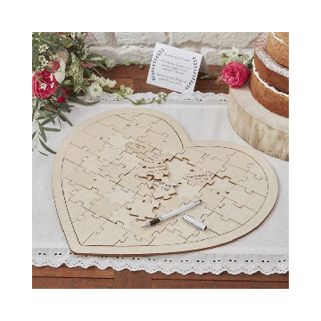 Alternatief Gastenboek Hartvormige Puzzel Ginger Ray 