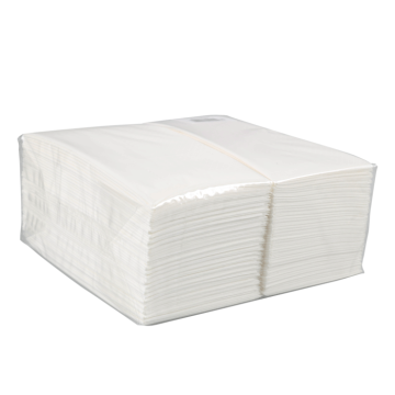 Gevouwen Servetten Wit (75st) 