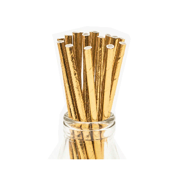 Rietjes Metallic Goud (12st) 