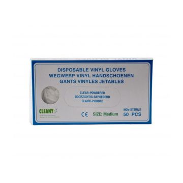 Handschoen Vinyl M 50 stuks