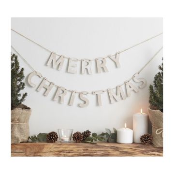 Houten Slinger Merry Christmas Ginger Ray 