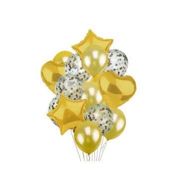 Ballonnentros Set Goud 
