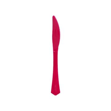 Plastic Messen Fuchsia (20st)