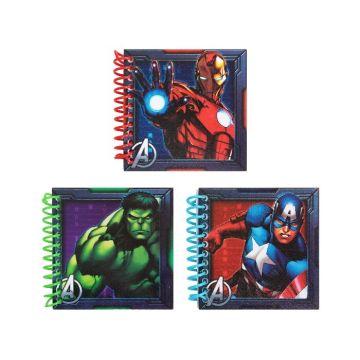Notitieboekjes Marvel Avengers (3st) 
