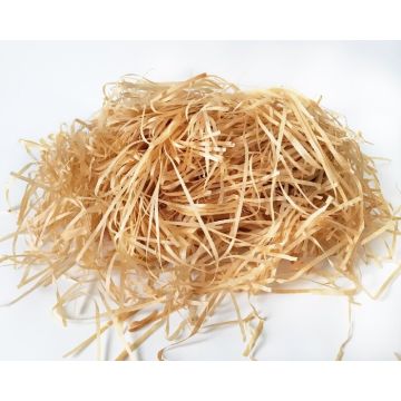 Papierwol Lichtbruin - 30 gram