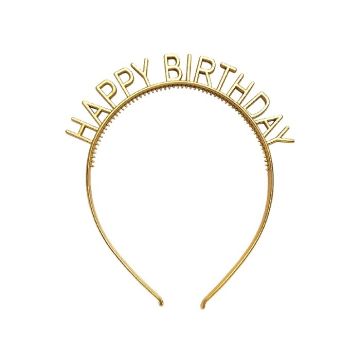 Diadeem HAPPY BIRTHDAY Goud