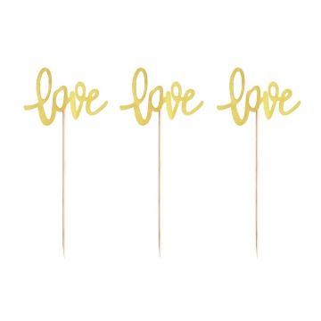 Prikkers Love Goud (12st) 