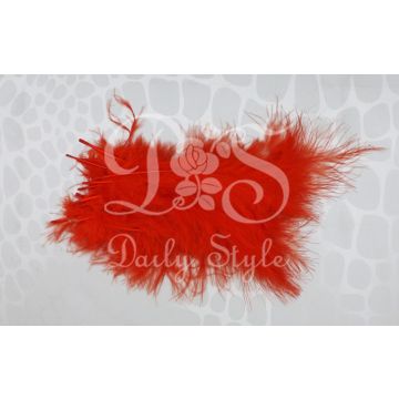 Decoratie Veren Rood