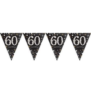 Vlaggenlijn 60 Happy Birthday Sparkling 