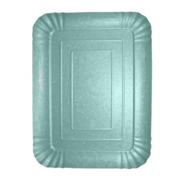 Kartonnen Dienblad Rechthoek Reliëf Blauw