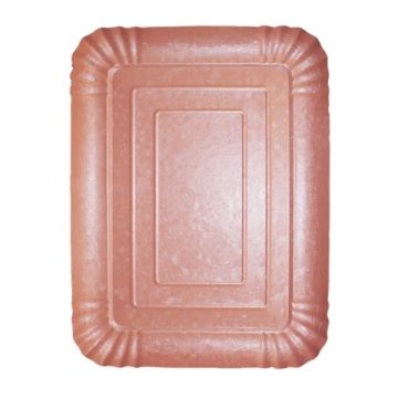 Kartonnen Dienblad Rechthoek Relief Roze