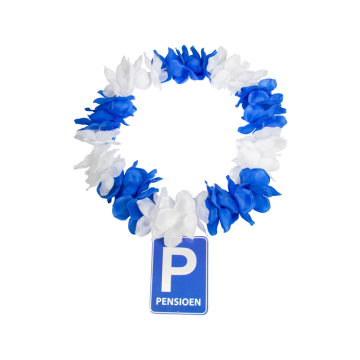 Hawaiikrans Parkeerbord Pensioen 
