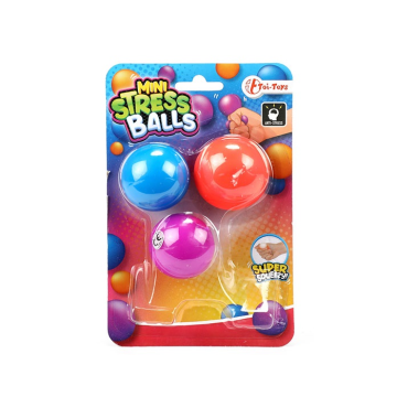 Mini Anti Stressballen Toi-Toys 4cm (3st) 