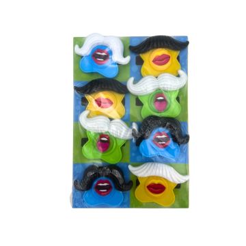 Mustache Kiss Lollipop 15gr (8st) 