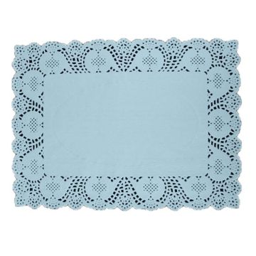 Onderlegger 30x40cm Blauw (10st) 