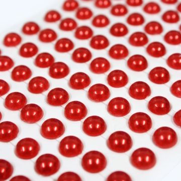 Parel Stickers Rood M (126st)