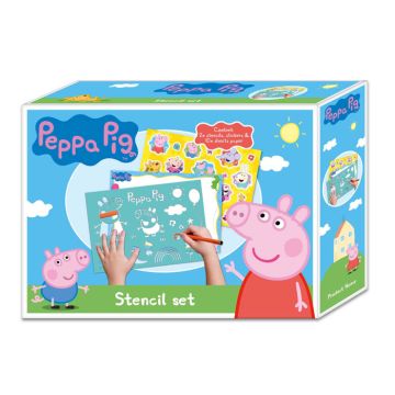 Stencil set Peppa Pig