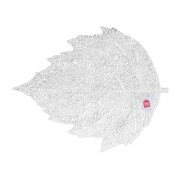 Placemat Blad Zilver (46x37,5cm)