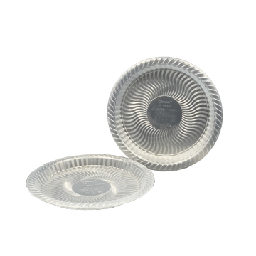 Plastic Dessertborden Transparant 17,5cm (50st)