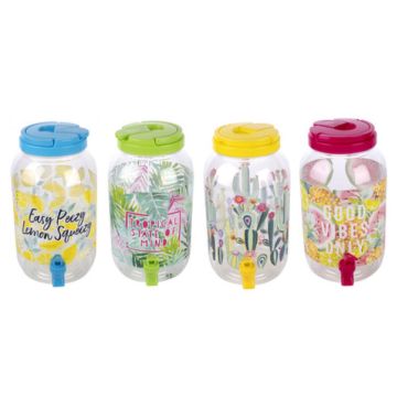 Drankendispenser met tapkraan 4L 