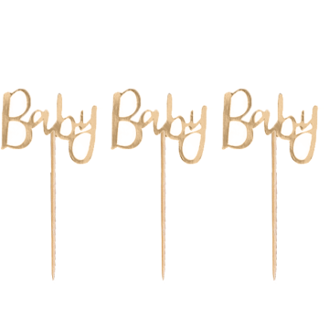 Prikkers Baby Goud (12st)