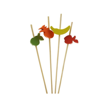 Cocktailprikkers Fruit Hout (24st)