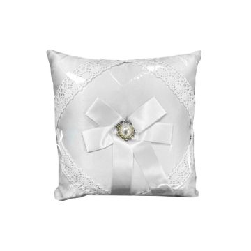 Ringkussen 'Dhalia' Wit M