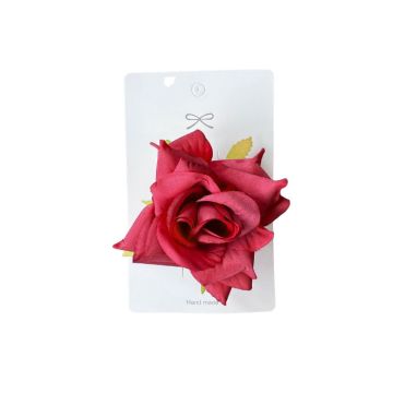 Haarspeld Roos Rood 
