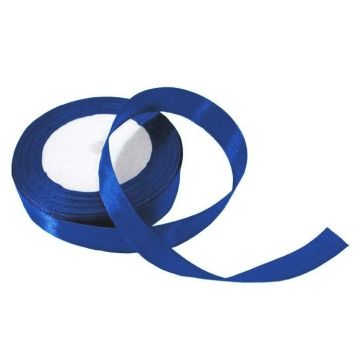 Satijnlint 2cm Marine