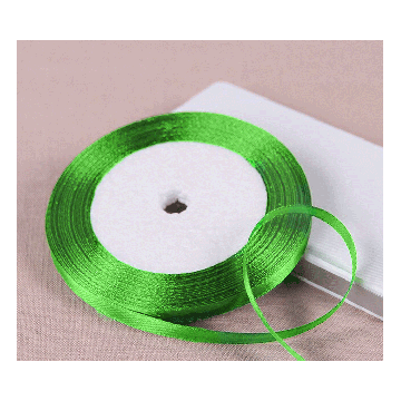 Satijnlint 6mm Groen