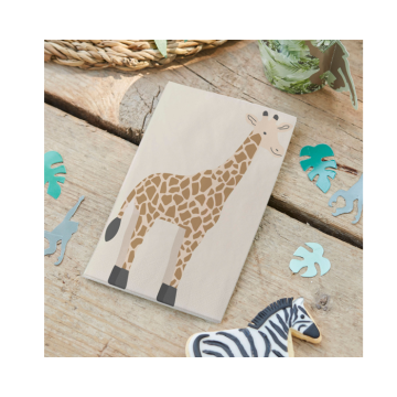 Servetten Giraf Ginger Ray (16st) 