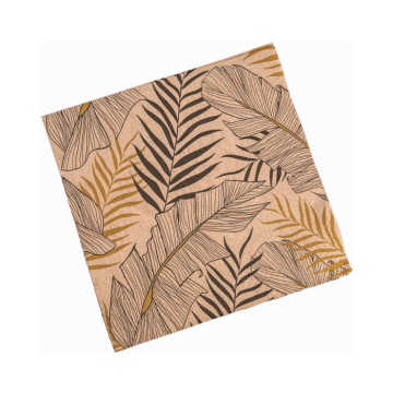 Servetten Recycled Papier Leaves (20st) 