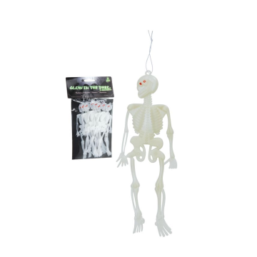 Hangende Skeletten Glow in the dark (8st) 