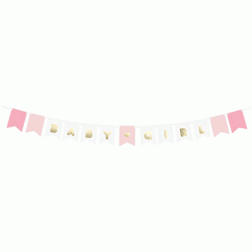 Slinger Baby Girl Roze & Goud (3m)